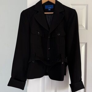Black Polyester Jacket size 8